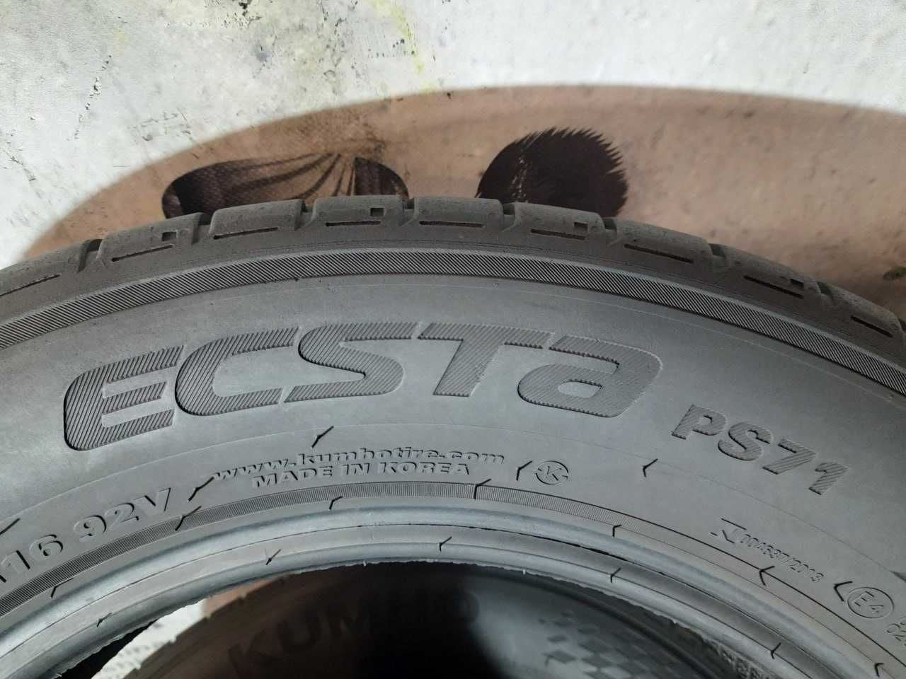 Шини 6,5мм 205/60 R16 KUMHO Ecsta PS71 б/у літо склад