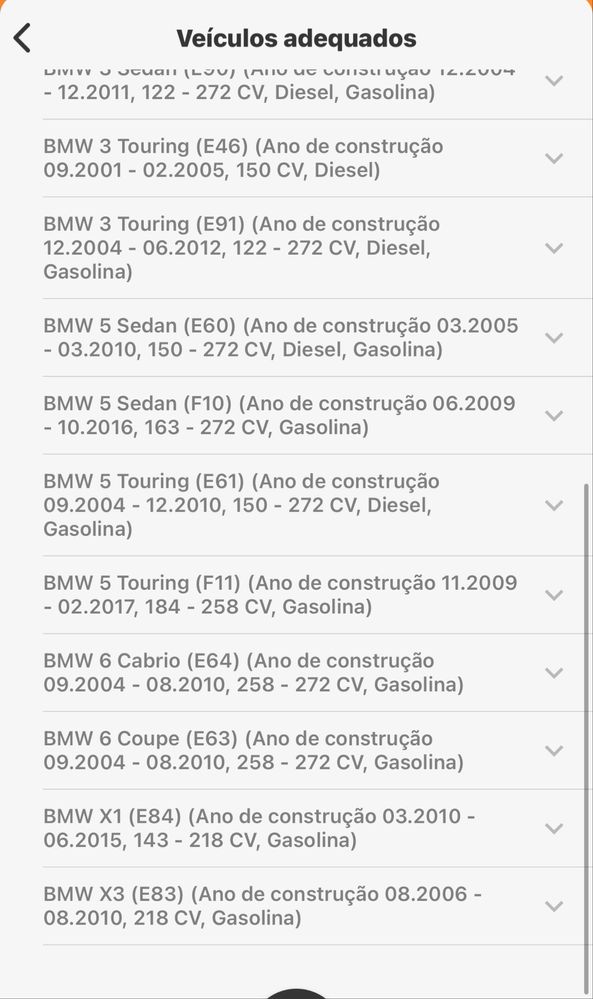 Embraiagem Bmw compativel com varios motores