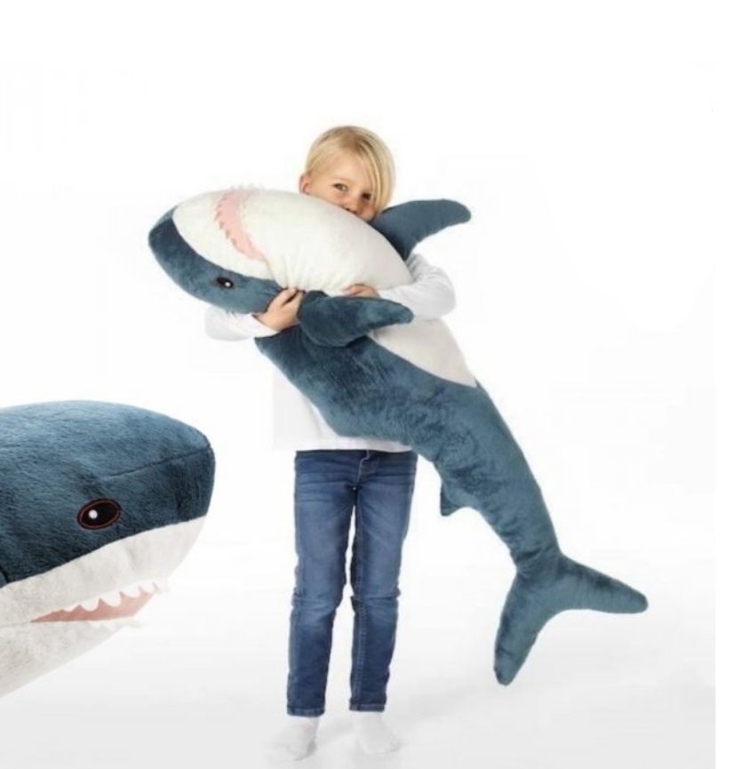 Акула 80 100 140  см є опт та дроп  акула Ikea икеа игрушка подушка