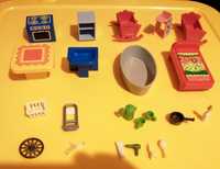 Playmobil/acessórios, móveis, bonecos, peças, etc.