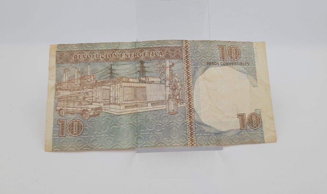 Stary Banknot kolekcjonerski 10 pesos 2006 Kuba