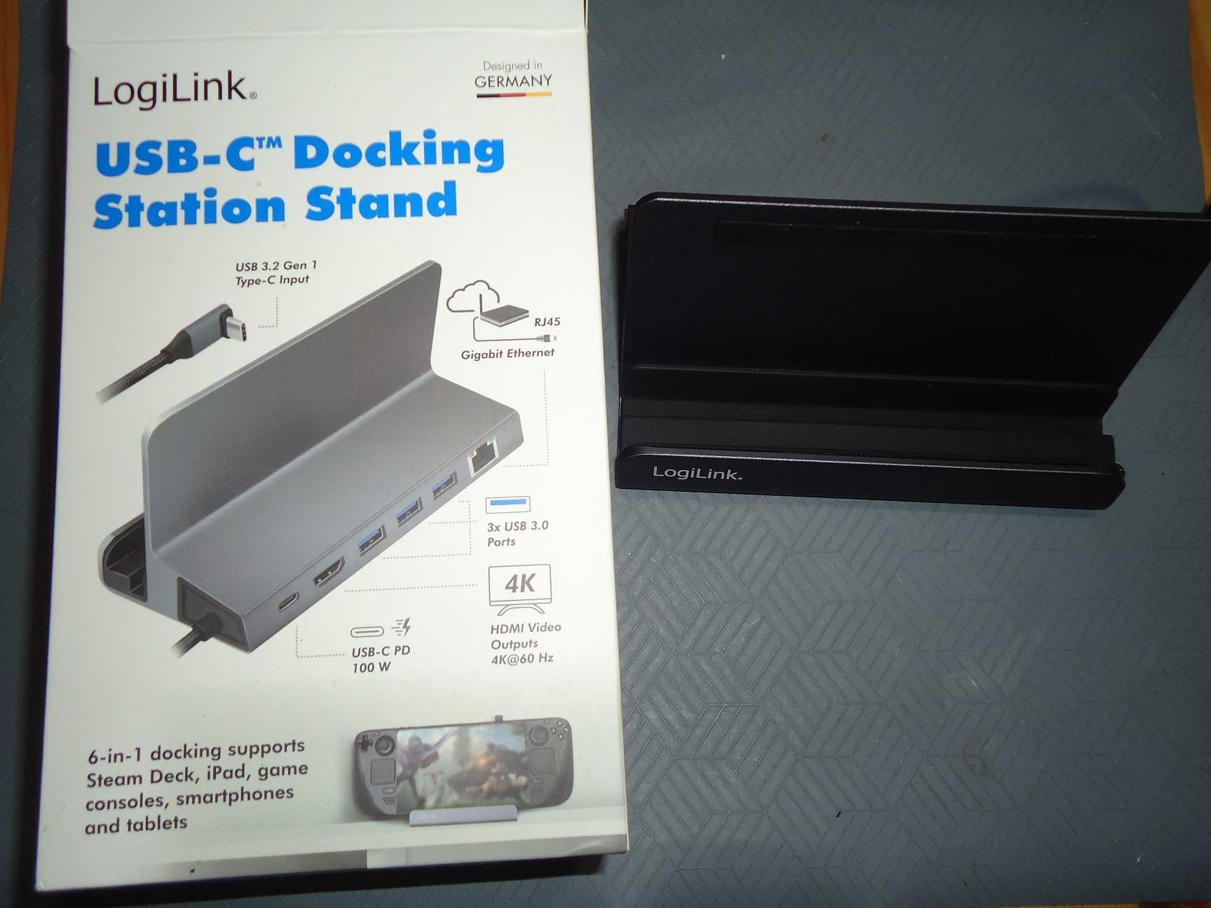 Dock Station  USB-C para Steam Deck, iPad, Game Consoles,tablets