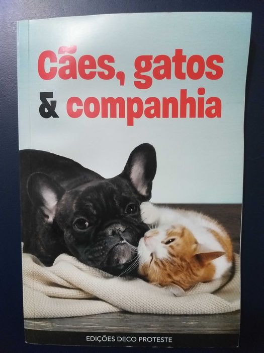 Livro "Cães, gatos & companhia" da Deco Proteste Novo