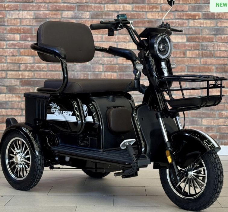 Електричний трицикл Billgery;двигун 800W;акумулятор 72V/20Ahдешево