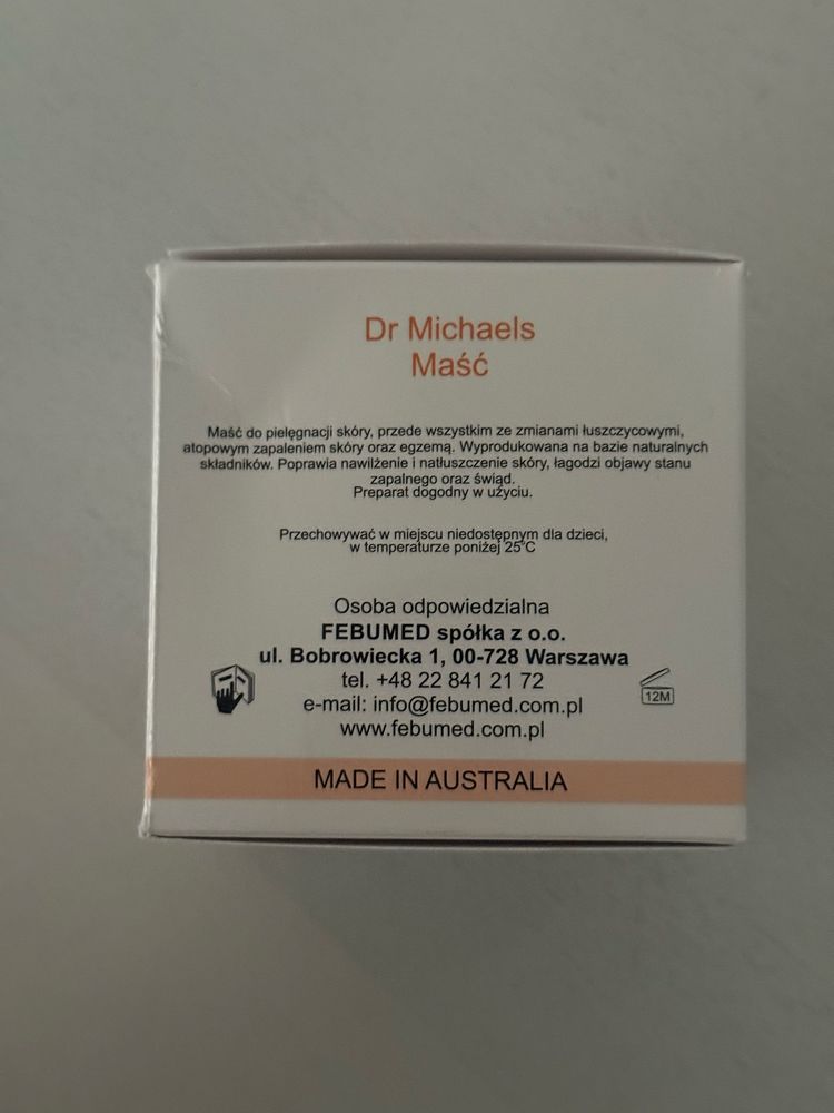 Dr Michaels balsam krem maść na egzeme łuszczyca nowa 250 g