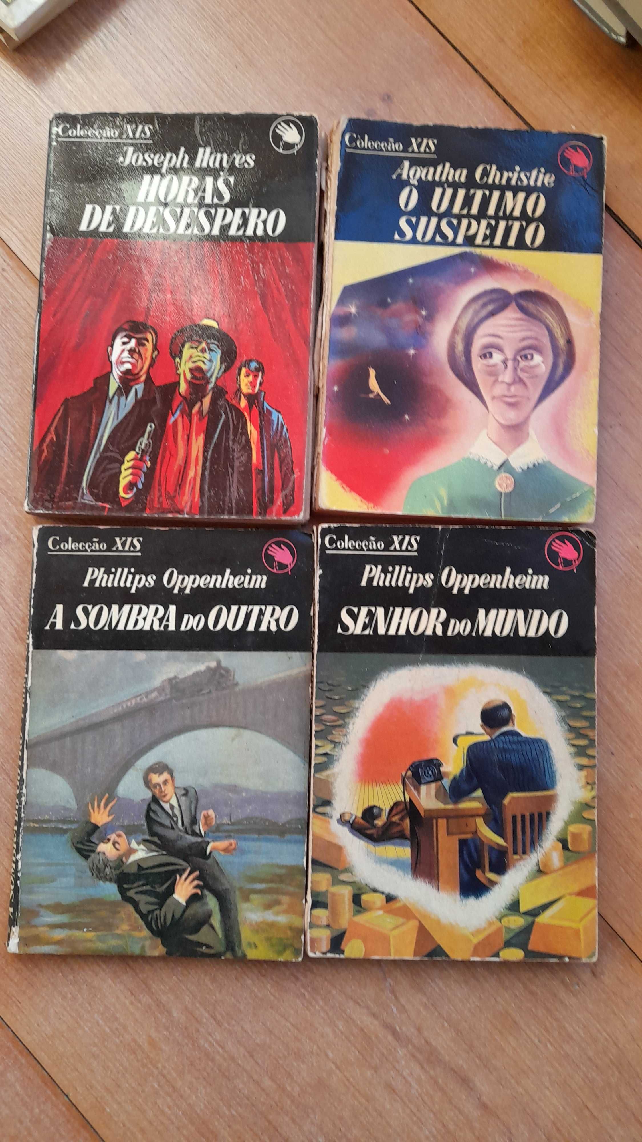 4 Livros Antigos Coleçao XIS
