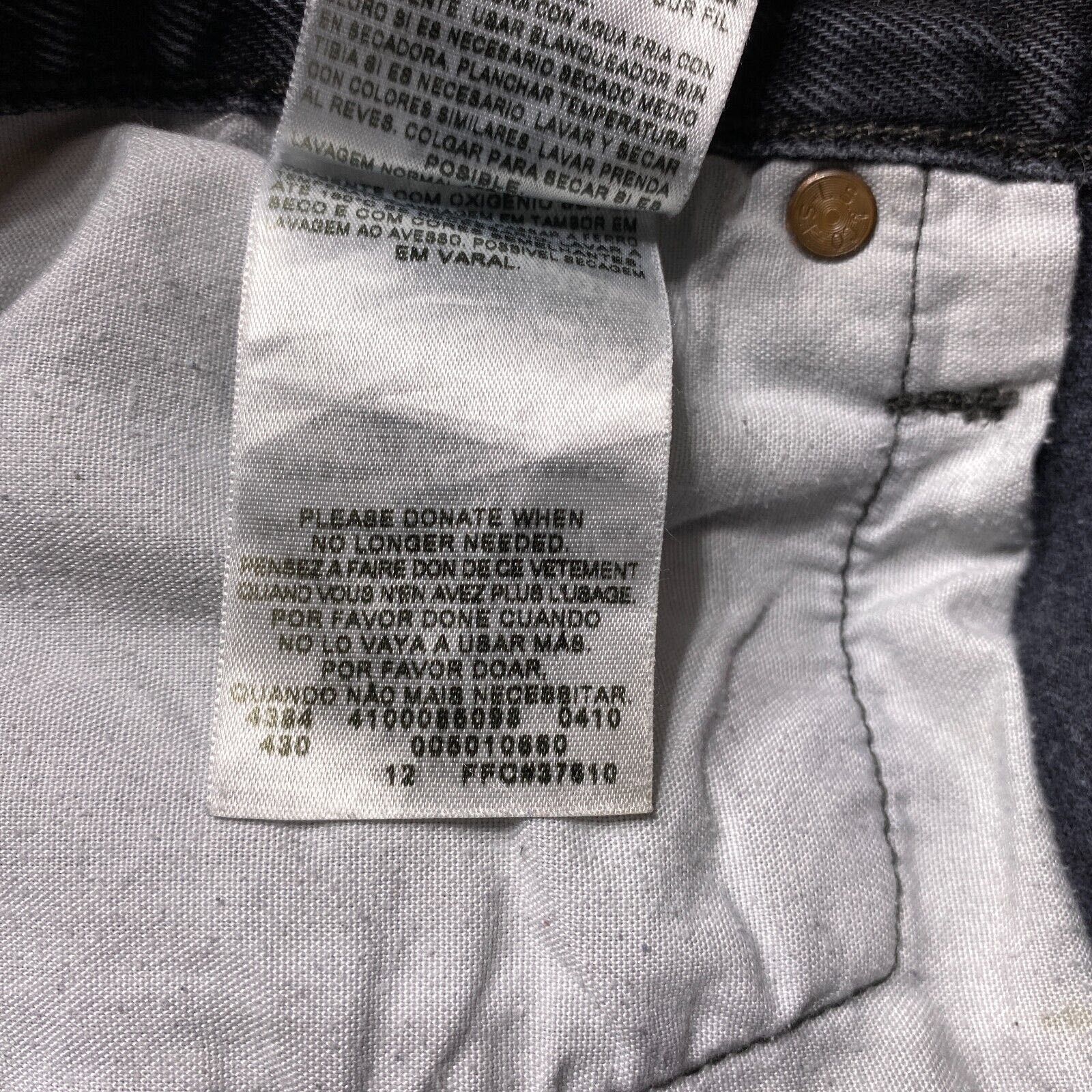 Джинсы Levi's 501 в размере 34x32