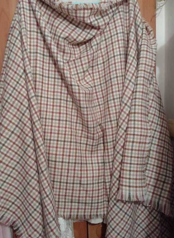 Ekskluzywny duży szal zimowy z Londynu, chusta oversize, NOWA