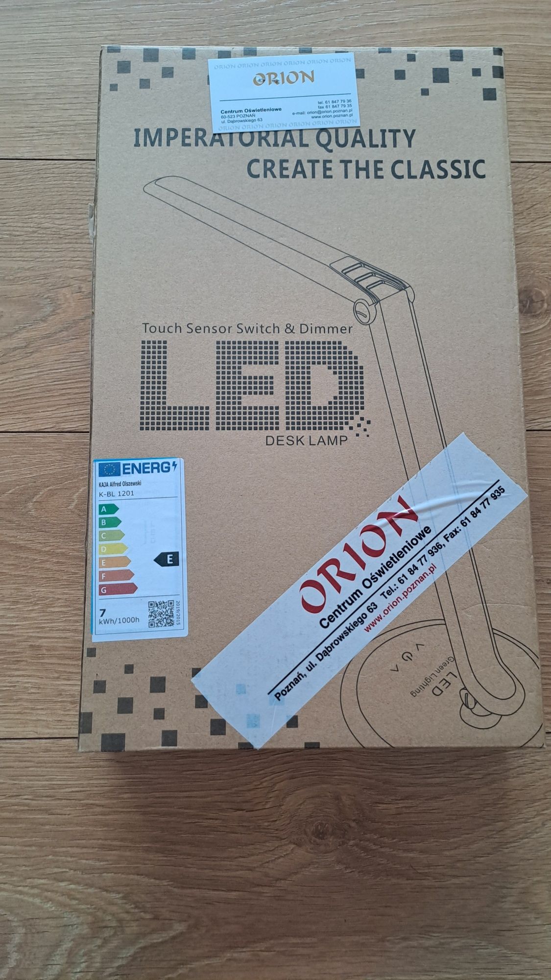 Nowa lampka biurkowa led