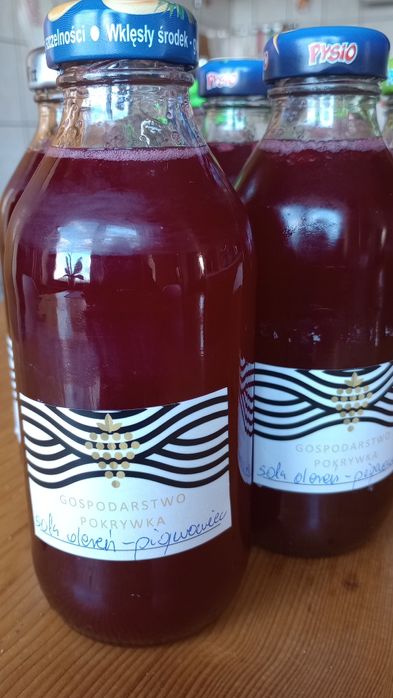 Na sprzedaż soki owocowe własnej roboty różne rodzaje,