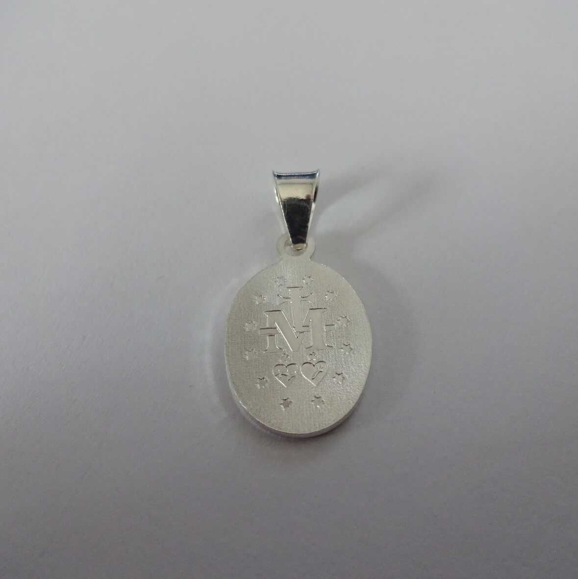 Medalik srebrny Cudowny medalik srebrny z Matką Boską srebro 925