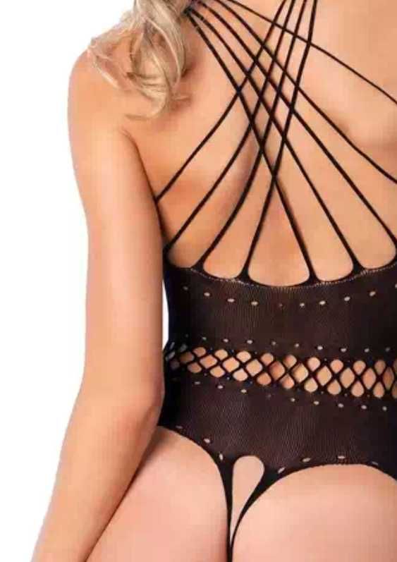 B004 seksowna bielizna bodystocking komplet erotyczny XS/2XL