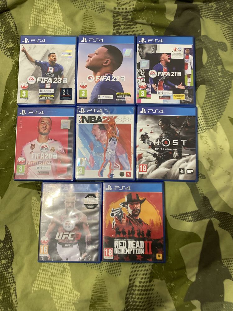 Gry na PS4 PRO ze wsparciem dla PS4 PRO stan idealny, sprzedam osobno