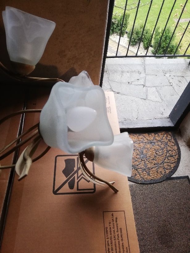 Lampa wisząca kwiaty