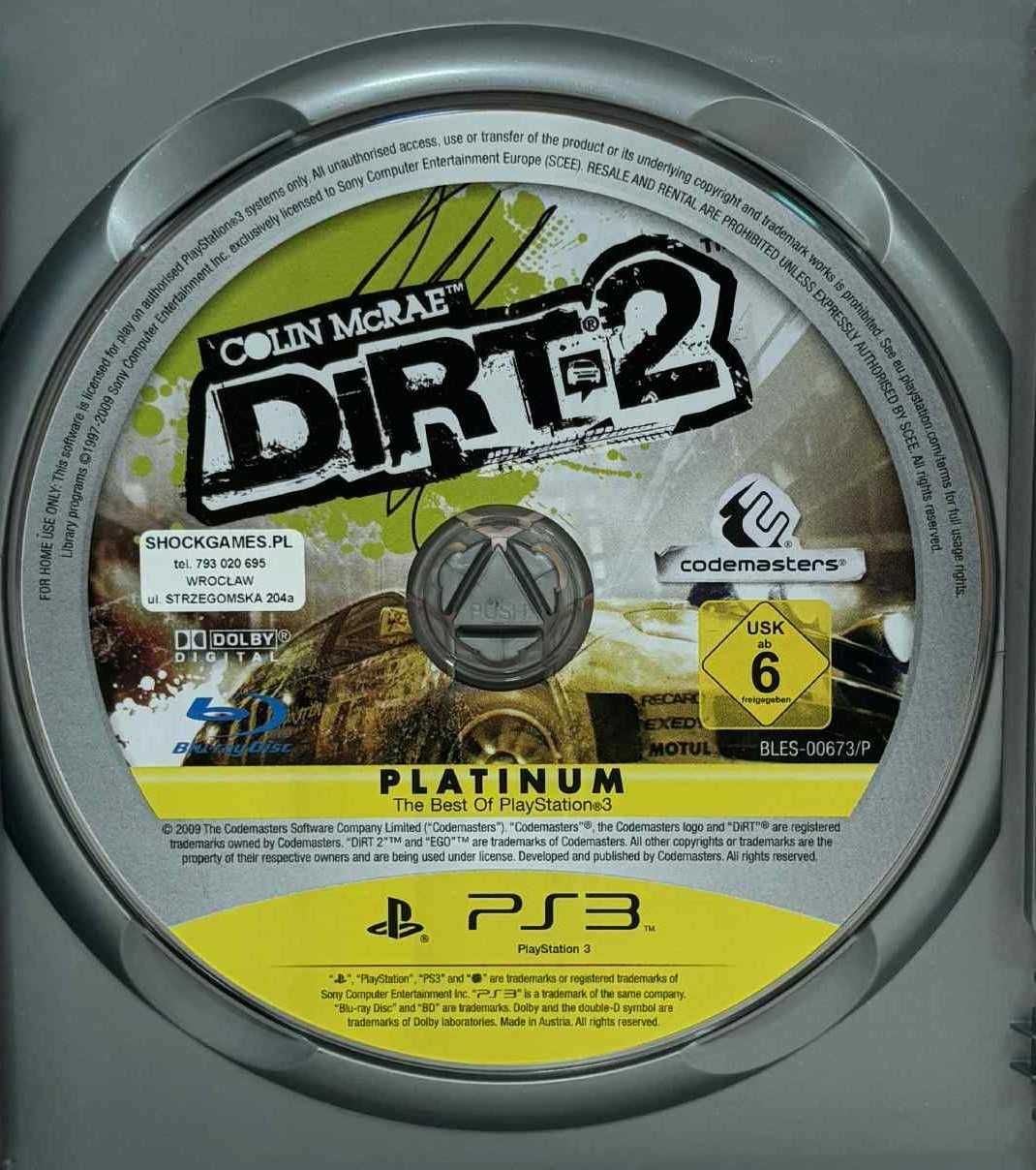 Ps3 Colin McRae Dirt 2