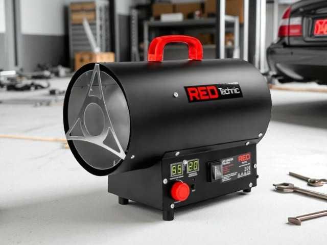 Газовий обігрівач гармата Red Technic 25кВт газовая пушка обогреватель