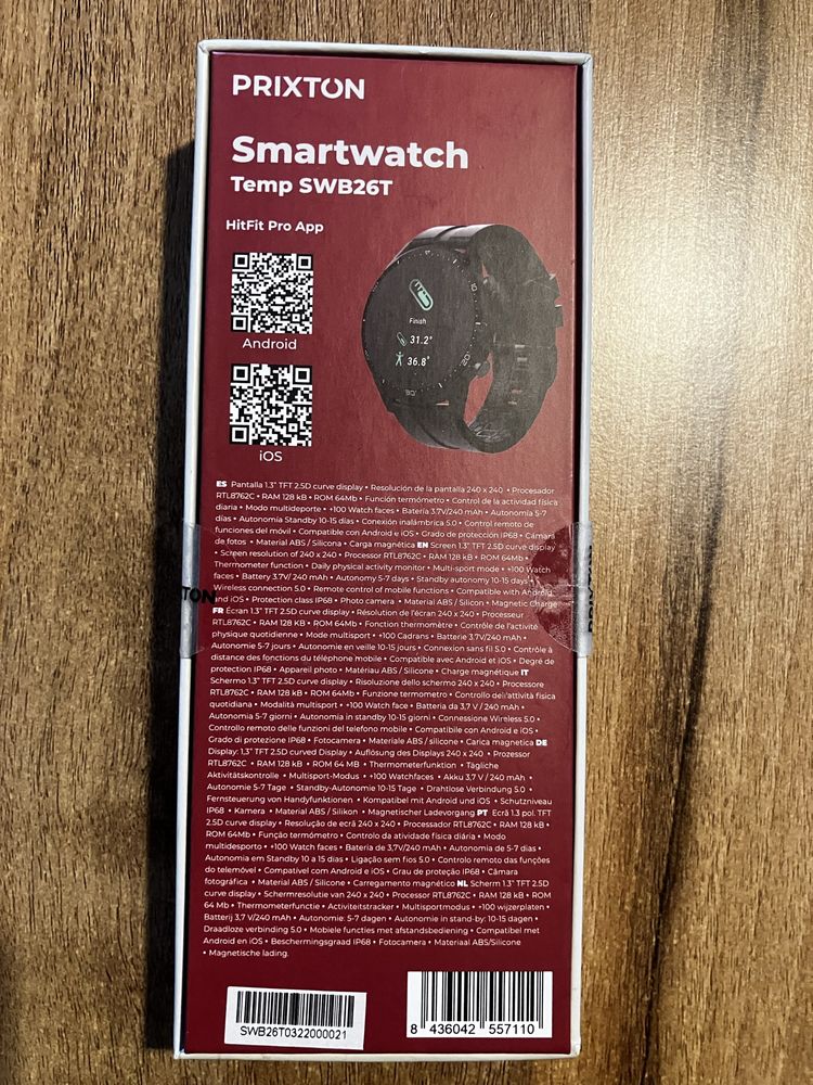 Smartwatch PRIXTON swb26T