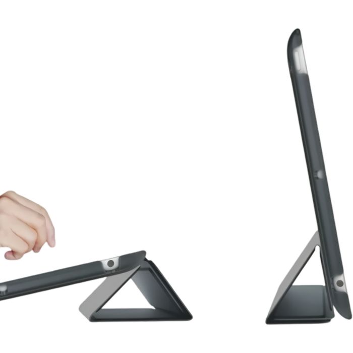 Etui Ochronne do iPad 2/3/4 9,7" Klapka Magnetyczne Eleganckie Szare