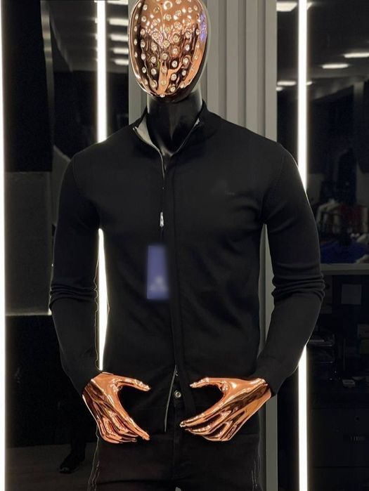 Новый Джемпер Класика (M-XXXL) Мужская кофта на зипке