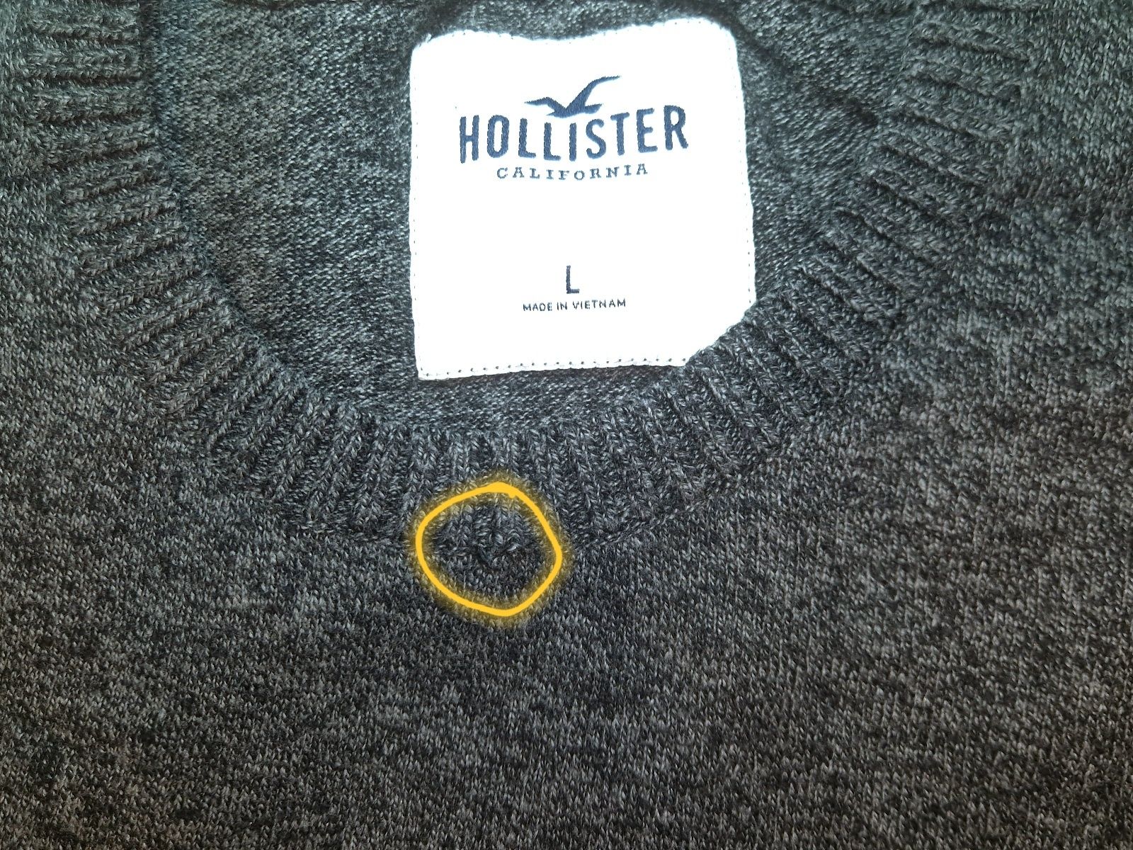Hollister sweter męski klasyczny styl i komfort roz M/L