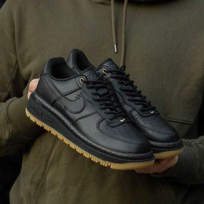 Мужские кроссовки Nike Air Force 1 Luxe Black Gum 40-45 найк аир форс!