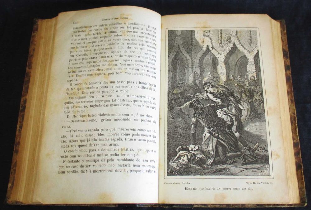 Livro Ciumes D´Uma Rainha Tarrago Y Mateos 1873 Completo