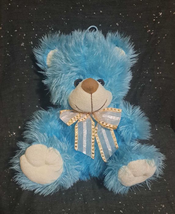 Miękka pluszowa zabawka maskotka MIŚ pluszowy z kokardką 29 cm