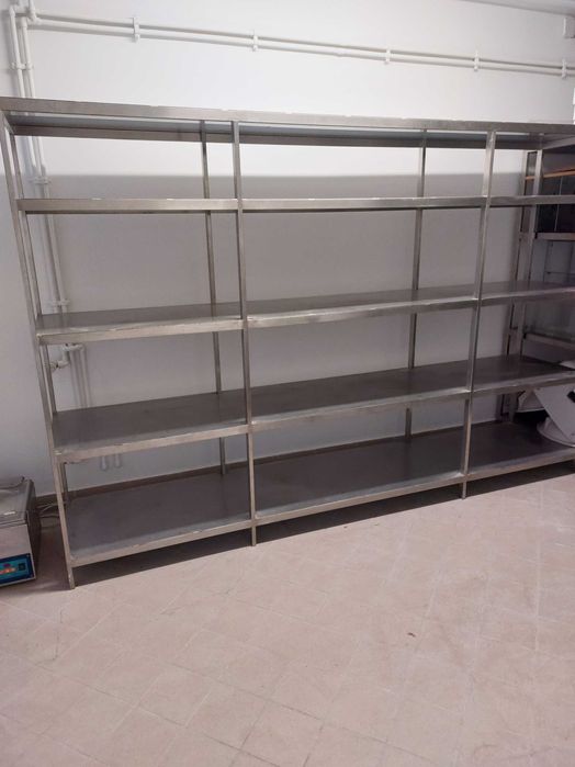 / Regał 3m nierdzewny do komory chłodniczej /