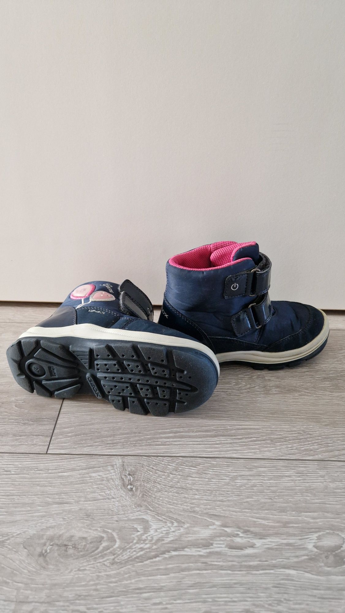 Dziecięce buty zimowe dla dziewczynki Geox rozmiar 27 - śniegowce