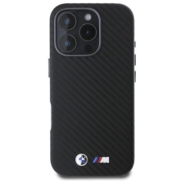 BMW BMHCP16X23PUFWC iPhone 16 Pro Max 6.9" czarny/black hardcase Carbo