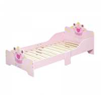 Łóżko dzieciece różowe łóżeczko dla dziecka 140x70