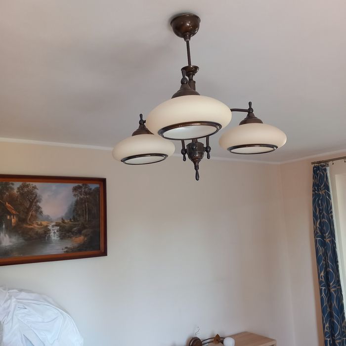 Żyrandol + 2 lampki nocne