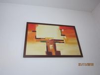 Quadro grande pintado à mão