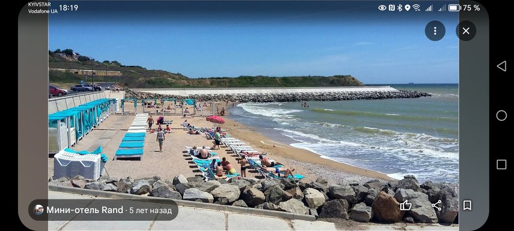 Здам подобово апартаменти Фонтанка 2, морська сторона