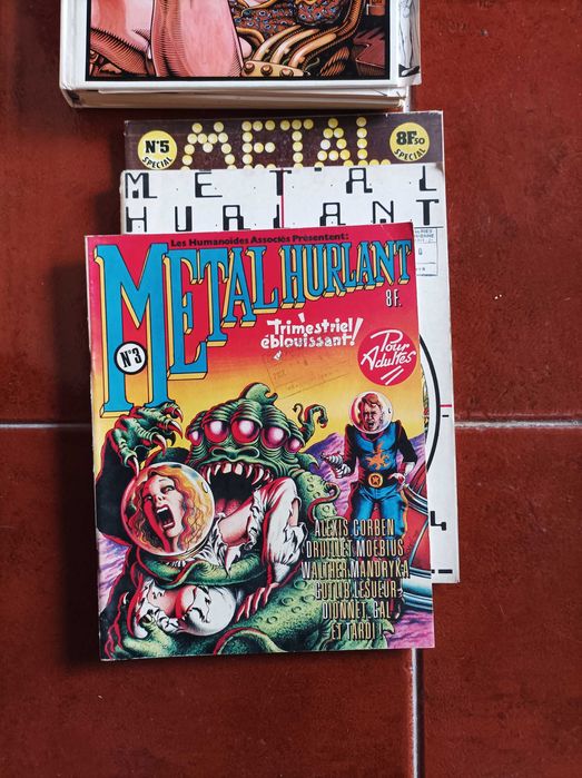 Revistas BD Metal Hurlant, inclui Nº 1