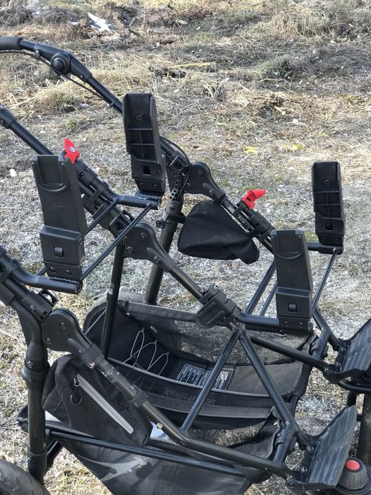 Wózek bliźniaczy TFK 2in1 gondole spacerówka plus adaptery