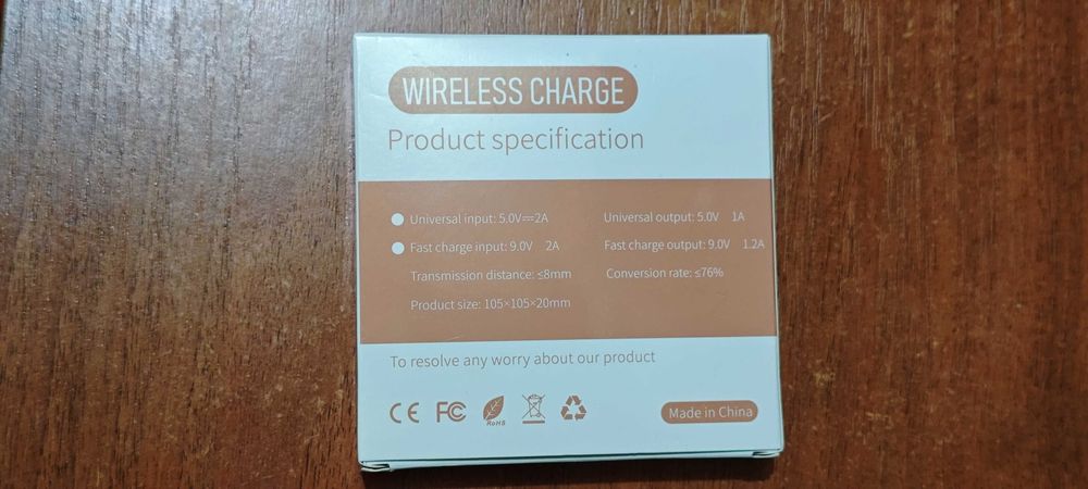 Бездротова зарядка Xiaomi MIJIA для iPhone, Samsung, Xiaomi
