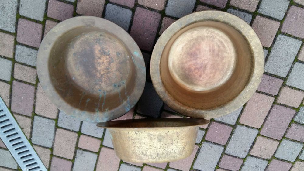 Ретро миска латунна, таз латунний.