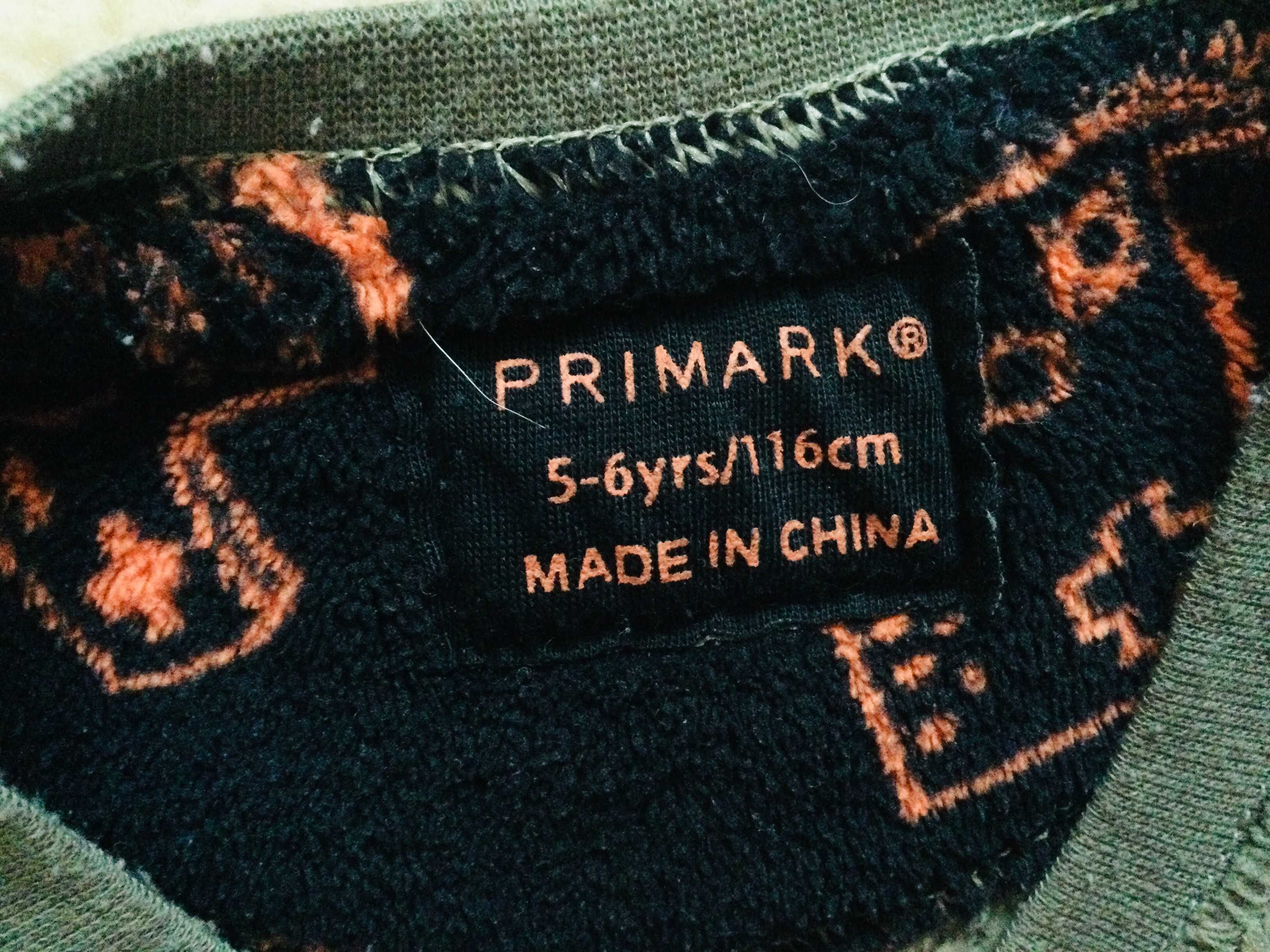 5-6 років 116 зріст Primark пухнаста флісова піжама Game Time.