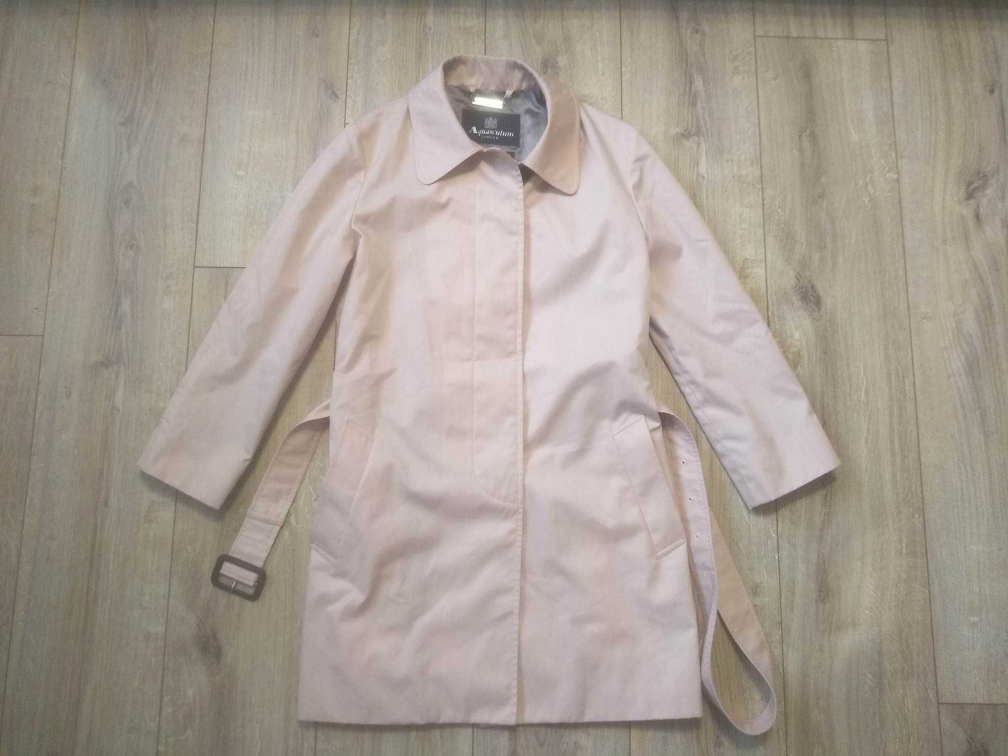 Aquascutum London coat trench płaszcz size 10 ( około S)