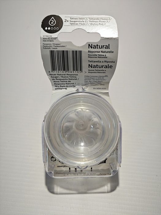 Smoczek Do Butelki Philips Avent 0M+ Scy962/02 2Szt