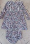 Vestido floral Zippy - tamanho 18/24 meses