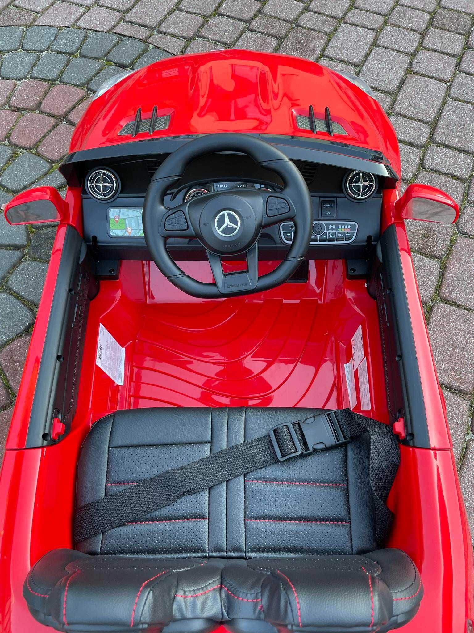 MEGAAUTKA.PL Auto na akumulator Mercedes SL65 Miękkie Koła EVA PILOT