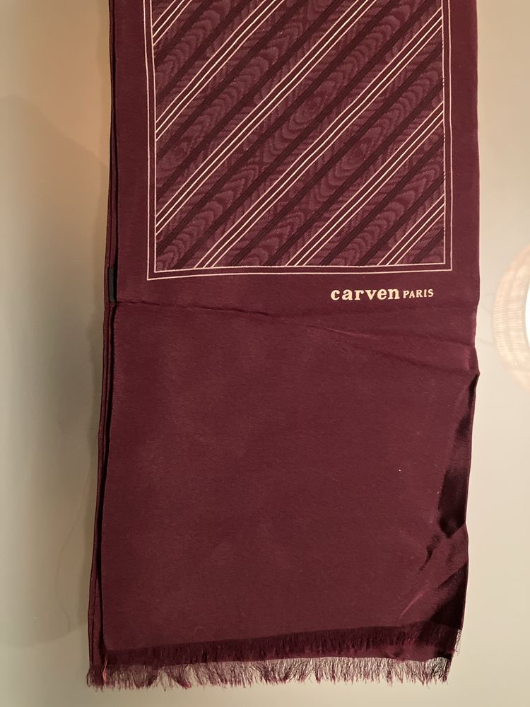 Lenço Carven de seda masculino