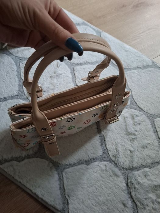 Elegancka torebka kuferek do ręki Vintage Retro