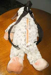 Owca plecak plecaczek dla przedszkolaka pluszowy zwierzę nowy maskotka