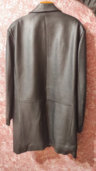 Мужской кожанный френч