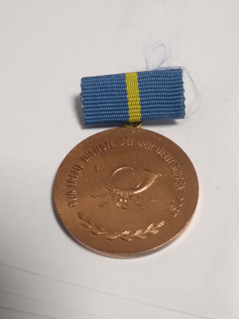 Niemcy- DDR medal za zasługi dla poczty