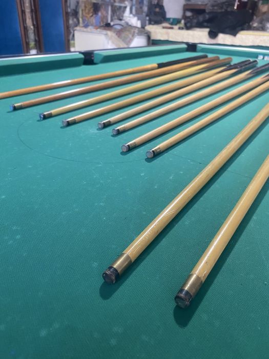 Tacos bilhar snooker ponteira metálica