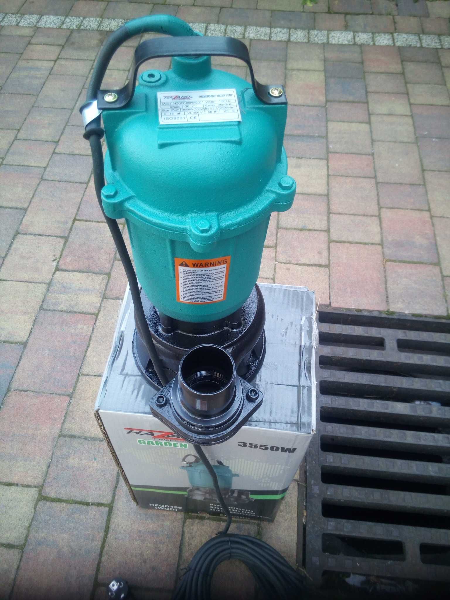 Pompa ciężka żeliwna z rozdrabniaczem zatapialna wyjście 2 cale 52mm